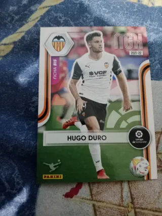 Cromo Hugo Duro Valencia 2021-22