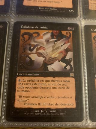 Palabras de Ruina MTG embestida