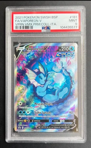 Vaporeon V PSA 9 MINT SWSH 181