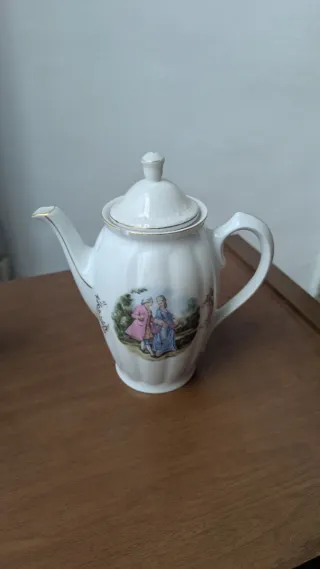 Set caffè vintage in porcellana di Santa Clara