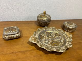 Juego decorativo mesa cerámica