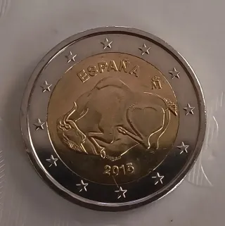 Moneda 2 Euros España 2015 Cueva Altamira