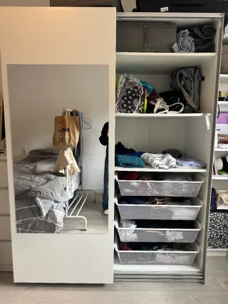 Armario doble 2.5 mtrs alto 1.5 mtr largo 60 ancho