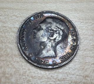 Moneda de Plata Una Peseta
