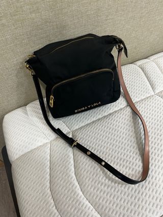 Bolso Bimba y Lola Negro Tela