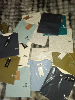 Camisetas BOSS, Lacoste y Scalpers