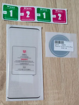 Protector vidrio Pantalla+camara Realme 14 Pro+.