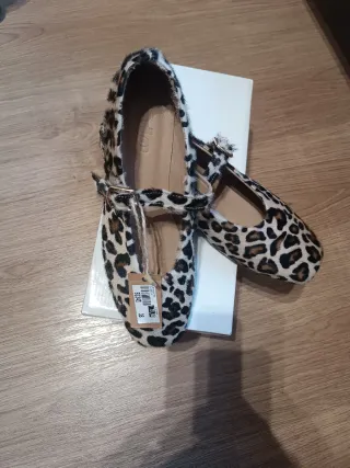 Bailarinas piel leopardo glo talla 38