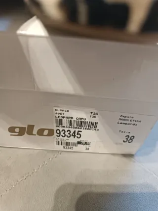 Bailarinas piel leopardo glo talla 38