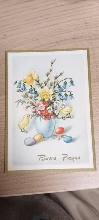 7 cartoline Pasqua vintage