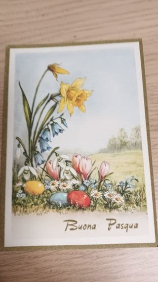 7 cartoline Pasqua vintage