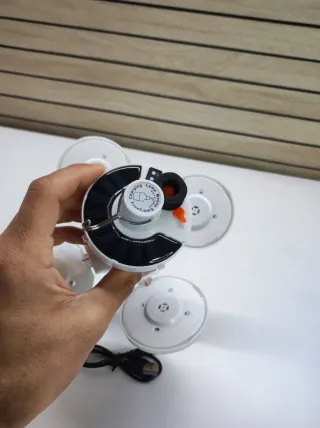 Lampara de camping solar recargable