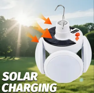 Lampara de camping solar recargable