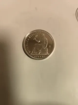 Moneda Plata Española 1933
