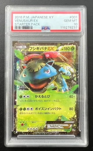 Venusaur EX PSA 10 - Starter Pack