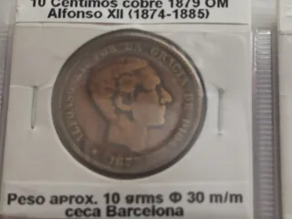 Lote 11 monedas cobre y niquel