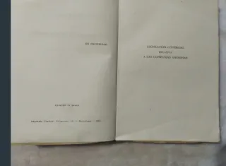 Libro tratado de compañías Anominas de 1940