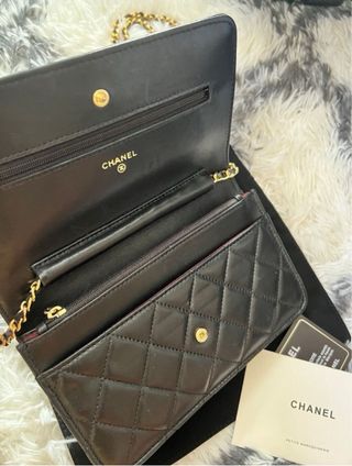 Chanel wallet on chain  Negra Original