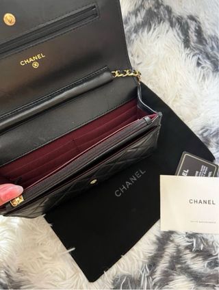Chanel wallet on chain  Negra Original