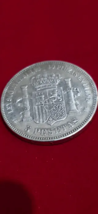 Moneda Amadeo I Rey de España 1871