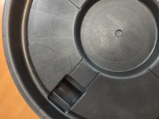 Soporte para 2 macetas con ruedas