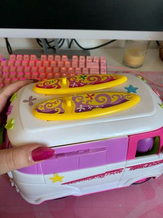 Carro de bonecas com acessórios