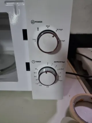 Microondas OK. Blanco