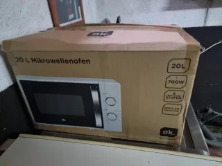 Microondas OK. Blanco