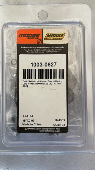 Aguja flotador carburador Honda TRX400