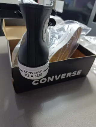 Converse Plataforma Negras Talla [Talla]