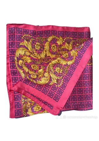 Pañuelo fucsia, pañuelo rosa, pañuelo estampado