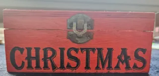 Caja de madera Christmas