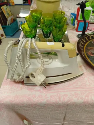 Plancha de ropa vintage