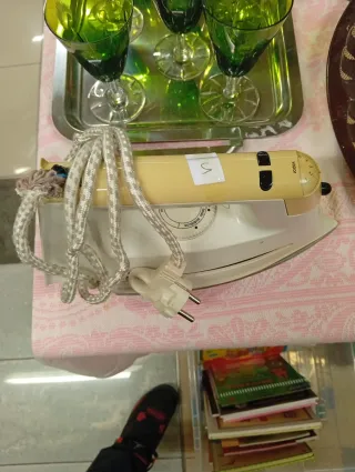 Plancha de ropa vintage