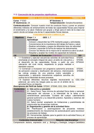 PROGRAMACION EDUCACION FISICA 1º ESO (CYL)