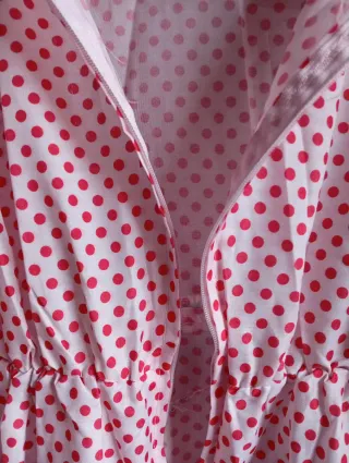 Disfraz "Madrileña "niña lunares rosa