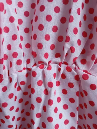 Disfraz "Madrileña "niña lunares rosa