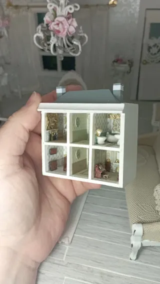 Micro Casa Illuminata Dollhouse 1:12