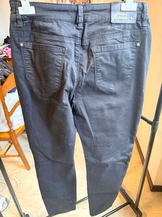 Guess Pantaloni Neri con Glitter