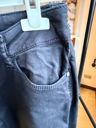 Guess Pantaloni Neri con Glitter