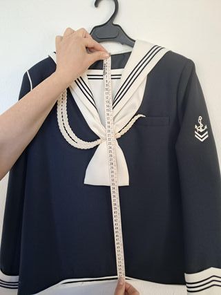 Traje comunión niño azul y blanco