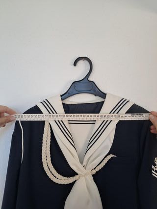 Traje comunión niño azul y blanco