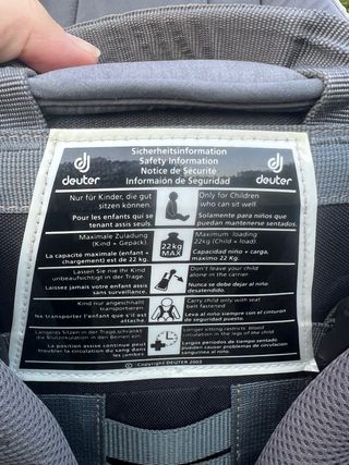 Mochila portabebés Deuter Kid Comfort III