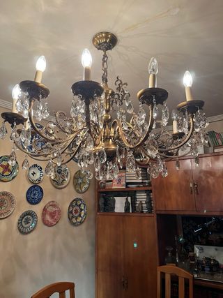 Lámpara de techo lágrimas grande