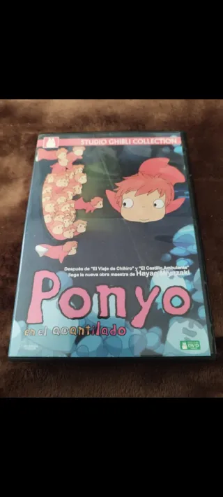 DVD Ponyo en el Acantilado Studio Ghibli