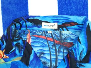Camisa Hawaiana Algod Sunset Talla XL