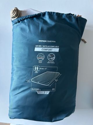 Colchón inflable con inflador