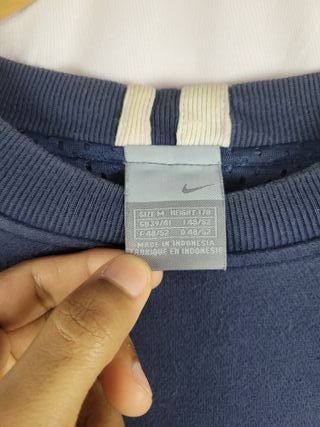 Sudadera Nike Air Vintage Talla M Azul Marino