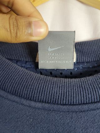 Sudadera Nike Air Vintage Talla M Azul Marino