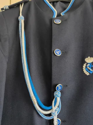 Traje Comunión Capitán Niño Azul